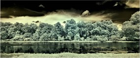 Obraz vodnej plochy (120x50 cm)