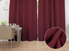 Biante Dekoračný záves Rongo RG-044 Tmavé bordó 140x150 cm