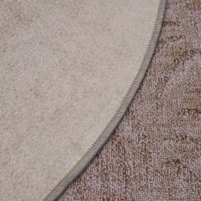 AladinWorld Expres, Kusový koberec Scroll béžový kruh, 200x200 (priemer) kruh, béžová, obývacia izba