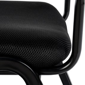 Stolička Kaber - čierna/čierna