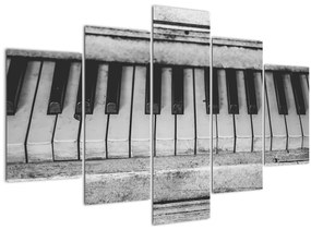 Obraz starého klavíra (150x105 cm)