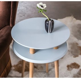 Tmavosivý odkladací stolík Ragaba UFO, Ø 45 cm