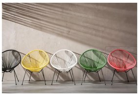 Čierne kreslo Kare Design Acapulco