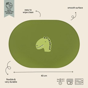 Detské silikónové prestieranie Mr. Dino