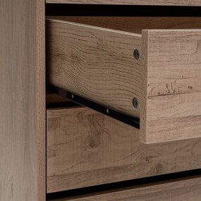 Otvorená modulárna skriňa v dekore duba v prírodnej farbe 60x180x45 cm Modular – Casa Selección