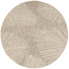 Koberec Patio 5028/170 béžový / hnedý kruh