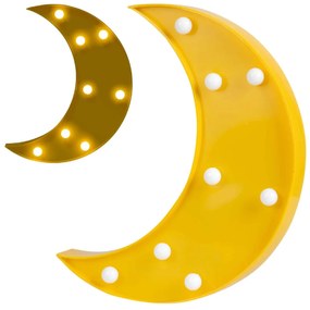 Detská nočná LED lampa Ricokids | mesiačik