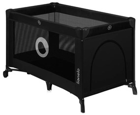 Lionelo - Cestovná postieľka STEFI Black Carbon