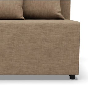 Dvojmiestna pohovka FERMO Lux rozkladacia, cappuccino