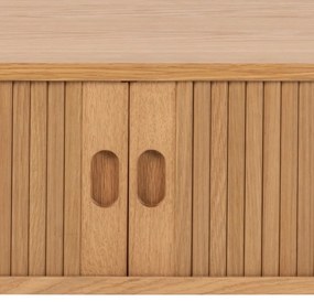TV stolík v dekore duba v prírodnej farbe 140x45 cm Langley – Actona
