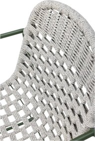 Sivá kovová záhradná stolička Calana – Bloomingville