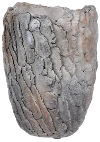 Betonový obal na kvetináč Stone sivá, 16 x 22 cm