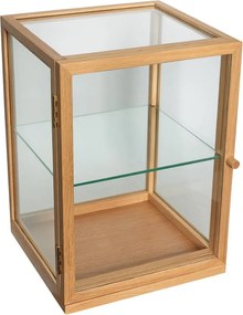 Vitrína v dekore duba v prírodnej farbe 30x42x30 cm Poetic – Hübsch