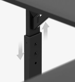 Herný rohový stôl Hero 7.3 čierny