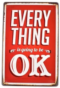 Ceduľa 3D - Every Thing Ok
