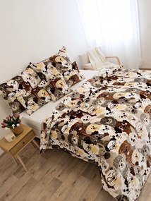Obliečky mikroplyš Exclusive - Psia invázia 140 × 200 cm, 70 x 90 cm