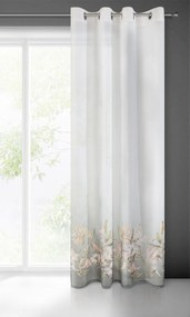 ZÁVES NA KRÚŽKOCH PAMELA 140X250 CM VZOROVANÁ