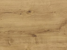 Šatníková skriňa so zrkadlom Cork, 135 cm, doskový dub/grafit