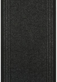 Koberce Breno Behúň REKORD 866, šíře role 120 cm, čierna, viacfarebná