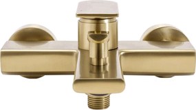 Rea Verso, vaňová batéria s ručnou sprchovou súpravou, zlatá matná, REA-B6565