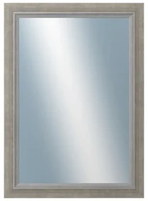 DANTIK - Zrkadlo v rámu, rozmer s rámom 50x70 cm z lišty AMALFI šedá (3113)
