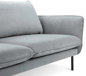 Zamatová štvormiestna pohovka Vienna 230 × 92 × 95 cm