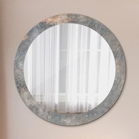 Okrúhle ozdobné zrkadlo Betón fi 80 cm