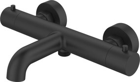 Invena Termora, termostatická vaňová batéria, čierna matná, INV-BT-W1-004-V