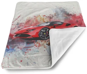 Sablio Deka pre bábätko Ferrari Paint - 80x100 cm