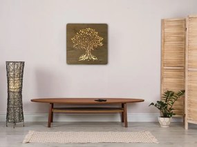 Svietiaci obraz na stenu Dub na batériu