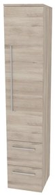 Mereo, Mereo Bino, kúpeľňová skrinka vysoká 163 cm, pravá, Multidecor, Dub Kronberg svetlý, MER-CN698DKRS