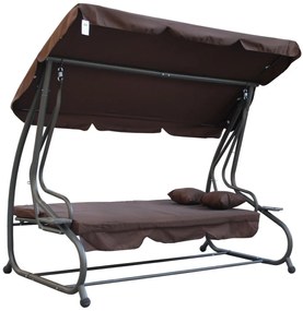 Záhradná hojdačka RAMIZ 8011 - hnedá