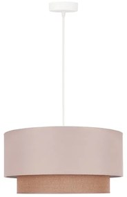 Duolla - Luster na lanku BOHO 1xE27/15W/230V pr. 45 cm béžová/hnedá