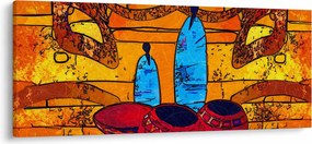 Obraz - Staroveká maľba (120x50 cm)