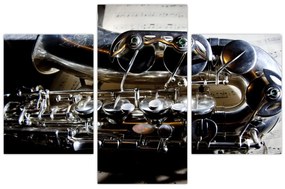 Obraz - Saxofón (90x60 cm)