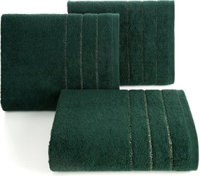 BAVLNENÝ UTERÁK DALI SADA 3KS 70X140 CM TMAVOZELENÁ