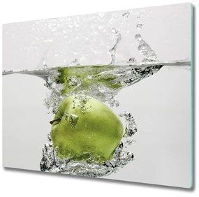 Sklenená doska na krájanie Apple pod vodou 60x52 cm