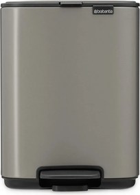 Sivý pedálový oceľový odpadkový kôš 4 l Bo – Brabantia