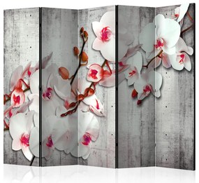 Artgeist Paraván - Concrete Orchid II [Room Dividers]