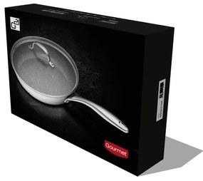 G21 Panvica Gourmet Miracle 28 cm s pokrievkou, nerez/greblon