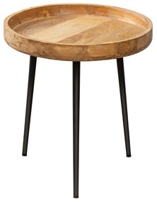 Dizajnový odkladací stolík Desmond 45 cm mango