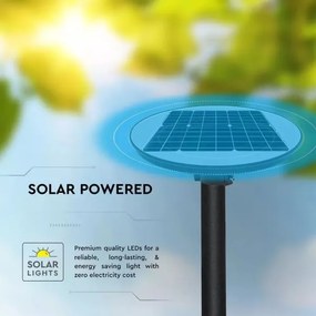 LED Solárna pouličná lampa so senzorom LED/7,5W/3,2V IP65 4000K + DO