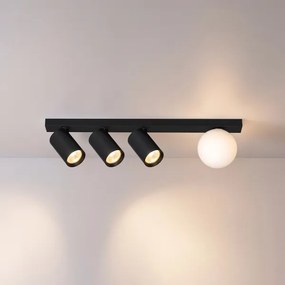 BRILAGI - Bodové svietidlo SELE BALL 3xGU10/30W/230V + 1xG9/10W čierna
