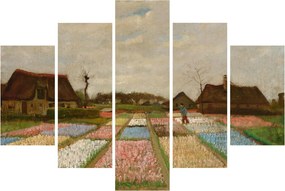 Obraz - Vincent van Gogh, Flower Beds in Holland, reprodukcia (150x105 cm)