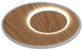 LED Stmievateľné stropné svietidlo LED/65W/230V 3000-6500K hnedá +diaľkové ovládanie