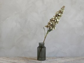 Dekorácia umelá modrá kvetina Delphinium green - 80 cm