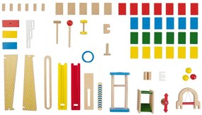 Playtive Drevená guľôčková dráha (domino)  (100367895)