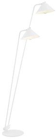 Argon 7074 - Stojacia lampa GABIAN 2xE27/15W/230V biela