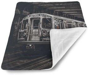 Sablio Deka pre bábätko Mestské metro s graffiti - 90x120 cm