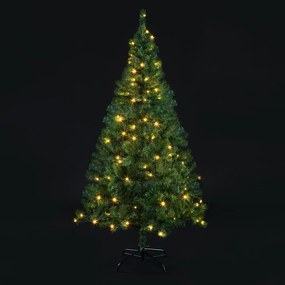 InternetovaZahrada Umelý vianočný stromček 150 cm + svetelná reťaz